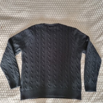 Sweter warkocz Polo Ralph Lauren rozmiar M czarny