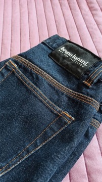 Bruno Banani jeansy straight ciemne męskie