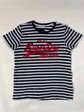 T-shirt w paski SuperDry S