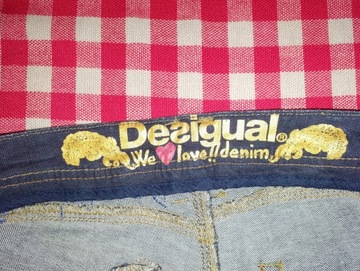 Spodnie Desigual damskie jeans XS