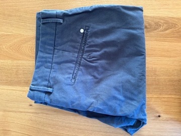 spodnie męskie casual granatowe Massimo Dutti XL