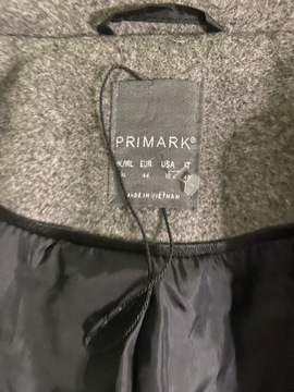 Szary szlafrokowy płaszcz Primark r XL