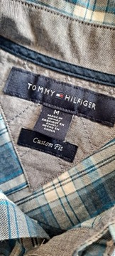 TOMMY HILFIGER koszulka męska w kratę rozmiar M