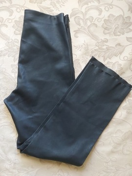 H&M spodnie czarne damskie skórzane z metką 46 XL