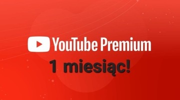 YouTube Premium YT - miesiąc premium! 