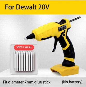 Pistolet do kleju na baterie DeWalt 20V