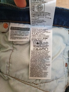 Spodnie jeansowe Levis Lot LEJ 512 W34 L32 M L