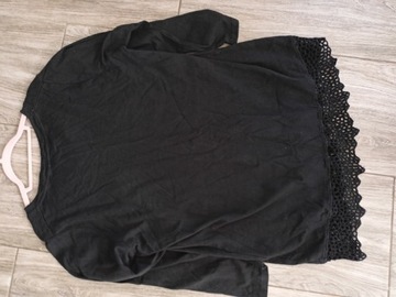 Ulla Popken czarna bluza r50-54