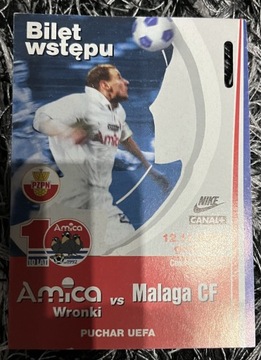 Bilet kolekcjonerski Amica - Malaga 