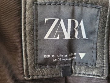 Zara świetna ramoneska 38 M skóra owcza