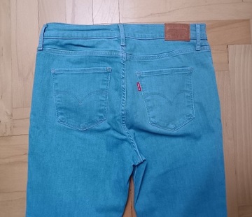 Nowe jeansy Levi's 720 z wysokim stanem rurki W31 L28 31/28 skinny high