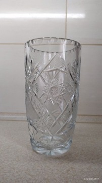 Kryształowy wazon z PRL-U 