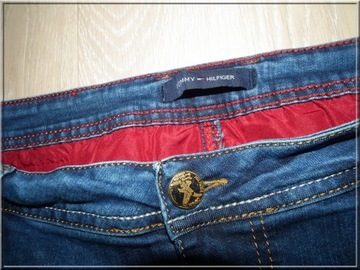 bawełniane jeansy _ TOMMY HILFIGER _ r.40/pas 102c