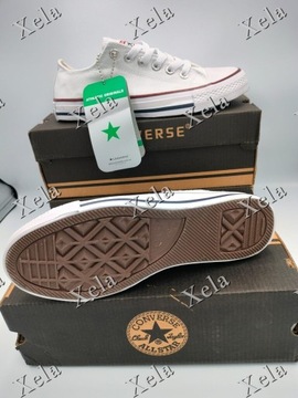 Promocja! Trampki Converse białe r.45