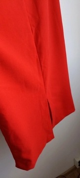 Sukienka Zara Basic S 36 czerwona ołówkowa