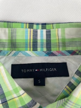Koszula w kratkę Tommy Hilfiger S zielona
