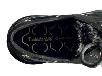 TIMBERLAND buty żeglarskie mokasyny skóra futro 38