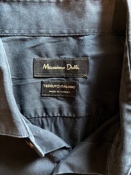 Czarna Koszula Massimo Dutti