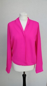 Koszula kopertowa bluzka różowa / Mohito 38
