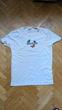 Biała koszulka T-Shirt Hollister