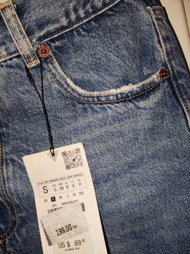 Zara NOWA 199zł spódnica jeans metka