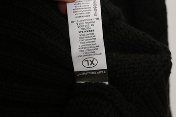 Top Secret Sweter czarny męski office casual  XL