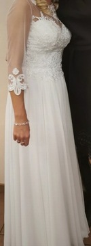 Biała suknia ślubna Essential rozmiar 36 S