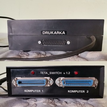 Przełącznik TETA_SWITCH 2 komputery-1 drukarka