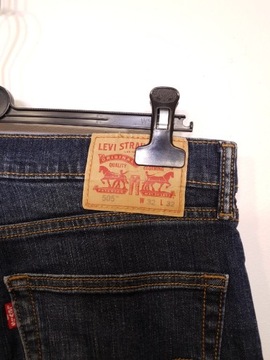 Spodnie jeansowe Levis 505 W32 L32 M