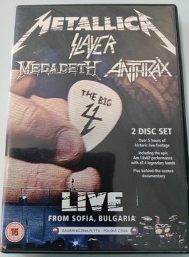 THE BIG 4 (2 DVD) METALLICA SLAYER ANTHRAX MEGADET