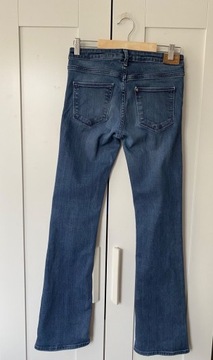 H&M spodnie jeansowe 28/32 skinny bootcut