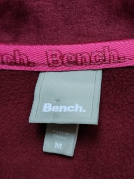 Bench. 38 M długa bluza sukienka welurowa bordo 