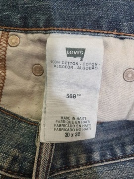 Spodnie jeansowe Levis 569 W30 L32 M