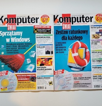 Komputer Świat 04/2005 i 08/2005