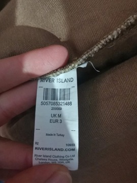 Beżowa kurtka jeansowa rozmiar 38, River Island