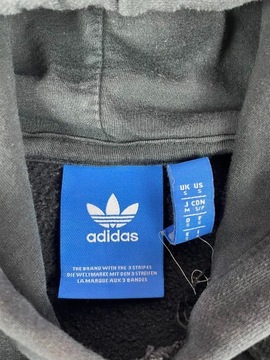 Hoodie/ Bluza z kapturem Adidas S czarna Oversize