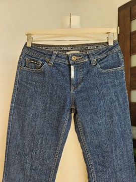 Oldschoolowe jeansy D&G rozmiar S, retro look