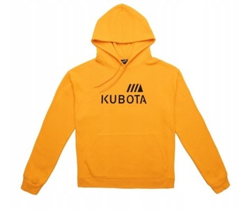 Bluza z kapturem KUBOTA pomarańczowa UNISEX M