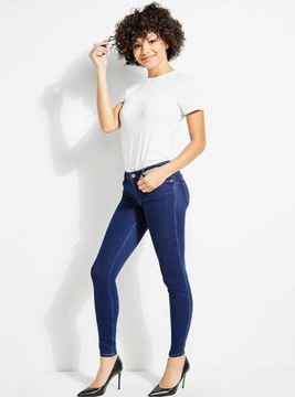 GUESS NOWE JEANSY SKINNY MID CURVE X W25 L32