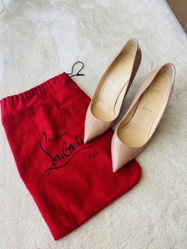 Szpilki LOUBOUTIN oryginalne z woreczkiem 39.5