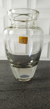Wazon szklany transparentny grube dno