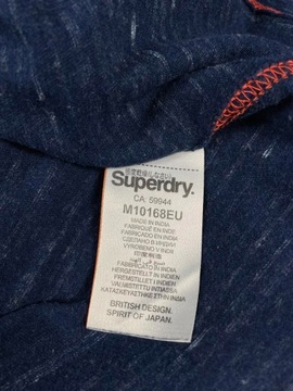 T-shirt SuperDry S granatowy