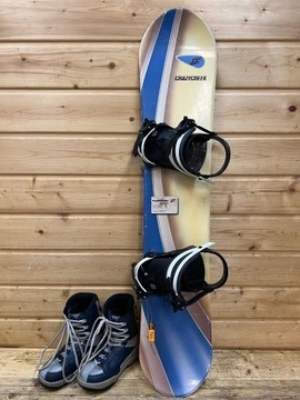 ZESTAW deska snowboard Crazy Creek 120cm+buty 23cm