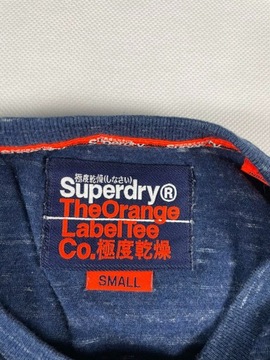 T-shirt SuperDry S granatowy