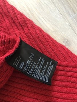 Sweter czerwony męski H&M