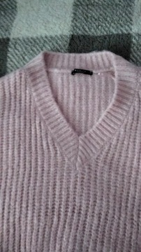 Różowy sweter Mohito nienoszony bez metki L