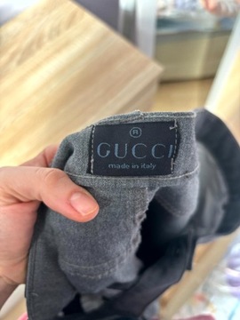 Szare spodnie Gucci