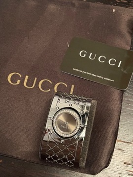 Zegarek Gucci 112 Twirl Row Diamonds Big