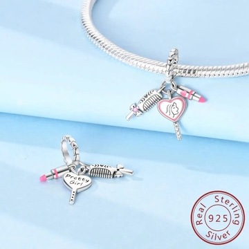 charms zawieszka srebro 925 pandora serce