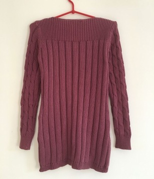 Sweter Mango jagodowy, rozm. S M